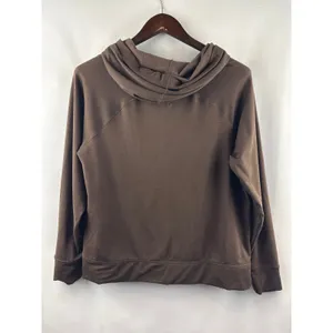 Womens DanSkin Medium Chocolate Brown Hoodie thumbnail 3