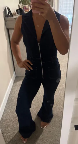 Windsor Denim Jumpsuit thumbnail 1