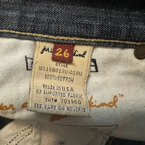 7 For All Mankind Dojo Flare Low Rise Jeans Size 26 thumbnail 4