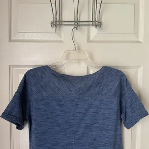 KUHL Small Lin‎ Shurt Blue Black Shirt Short Sleeve Outdoor Casual Weekend Top thumbnail 4