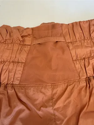 Free People Movement The Way Home Shorts in Rust Orange Size Large thumbnail 6