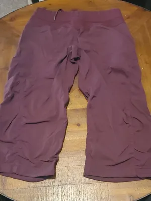 lululemon athletica Ribbed Capris in Plum Berry thumbnail 3