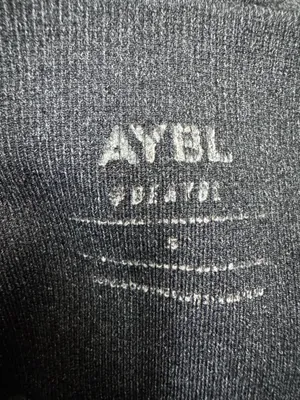 AYBL High Waisted Seamless Dark Grey Athletic Leggings Size Small thumbnail 3