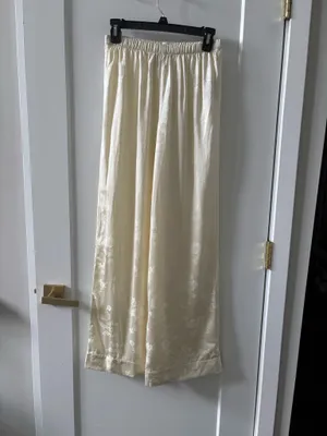 Reformation ivory Ella silk set thumbnail 5