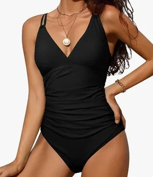 Women’s One Piece Swimsuit Black Size M thumbnail 6