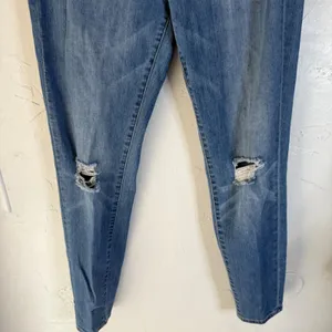 Lucky Brand Y2k Size 8‎ 29 Inseam Distressed Blue Denim Skinny Jeans Mid Rise thumbnail 3