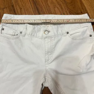 J.Crew Vintage Stretch Cords Favorite Fit Cream Corduroy‎ Straight Leg Pants 8R thumbnail 8