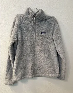 Patagonia Women's Synchilla Fleece Sweater Jacket Sz S‎ Pullover Gray thumbnail 1