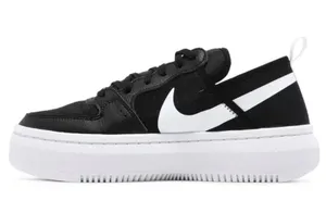 Nike Court Vision Alta TXT Size 7.5 Black/White Shoes Women CW6536-001 thumbnail 4