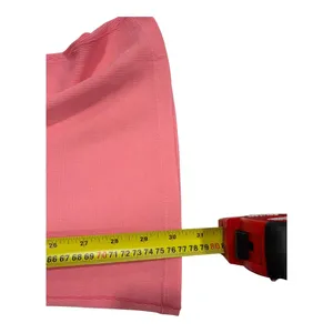 Halara Crossover High Waisted Ribbed Flare Yoga Pants Pink Size S thumbnail 2