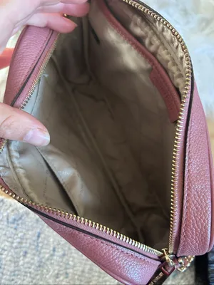 Michael Kors Fulton Large Leather Crossbody pink thumbnail 6