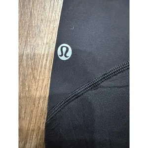 Lululemon Black Running Crop‎ Leggings Womens Size 4 Activewear Athletic thumbnail 3