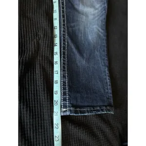 Miss Me Crop Denim Jeans Sequins/Embroidered/Gems Logo‎ Size 27 Western/Boho thumbnail 9
