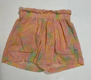 Fabletics Pink Abstract Athletic Running Shorts Women’s Size Large Lightweight thumbnail 1