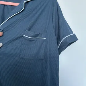 Blue Pajama Top Size M thumbnail 3