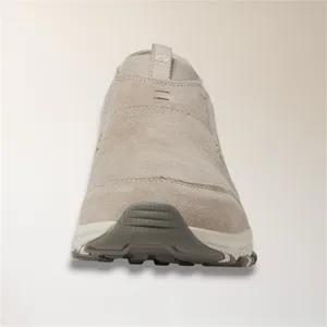 Skechers Slip Ins Hillcrest‎ Sunapee Trail Taupe Suede Shoes Women's 8 Hiking thumbnail 4