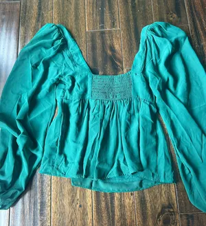 Abercrombie Sweetheart Blouse - Green thumbnail 9