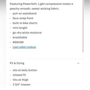 Old Navy power soft skort thumbnail 6