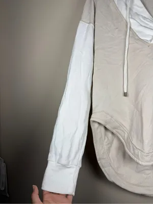 Anthropologie Pilcro Wharfside Hooded Sweatshirt -Neutral color thumbnail 5