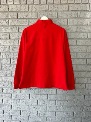 Mandala Modern Scrub Jacket Bright Red Women’s Size Small thumbnail 3