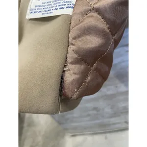 Vintage 60s-70s Womens 18 Coat Mod Tan Faux Suede‎ Peter Pan Collar A-Line USA thumbnail 15
