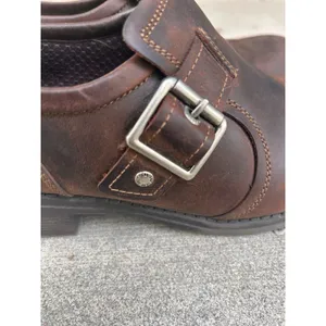 Eastland Women 10M Brown Leather Monk Strap Buckle Loafers Lug Sole 3139-02 thumbnail 5