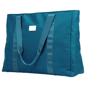 NWT Badgley Mischka Bag Lightweight Packable Travel Tote Bag Aqua Blue One Size thumbnail 1