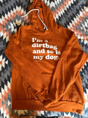 Dog hoodie! Orange Size M thumbnail 1