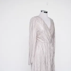 GUESS - Metallic Long-Sleeve Wrap‎ Maxi Dress thumbnail 7