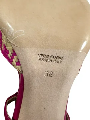 Sesto Meucci Woven Houndstooth Slingback Kitten Heels thumbnail 9