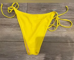 Pacsun Yellow Triangle Bikini Set thumbnail 6