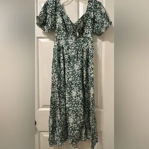 Floral Green dress thumbnail 3