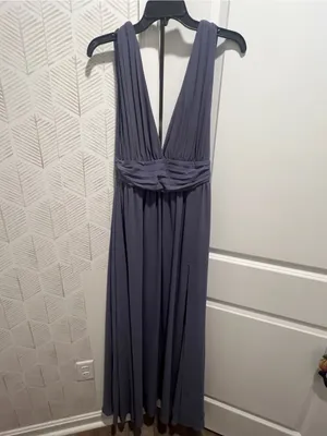 Lulus Heavenly Hues Denim Blue Maxi Dress thumbnail 14