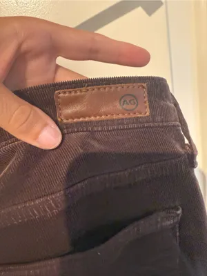 AG Adriano Goldschmied The Prima Brown Corduroy Cigarette Pants 27R thumbnail 6