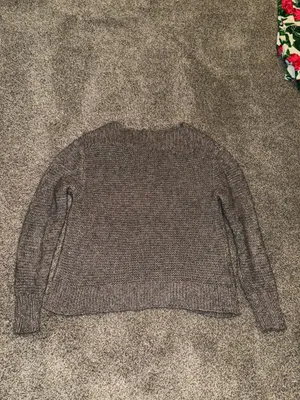 Tommy Bahama Metallic Shimmer Bateau Neck Knit Sweater Size Large thumbnail 3