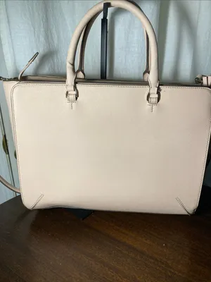 Tory Burch Robinson Large Pale Leather Satchel with Detachable Strap thumbnail 6