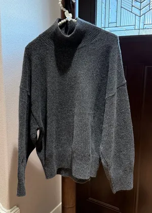 H&M Charcoal Turtleneck Sweater thumbnail 1