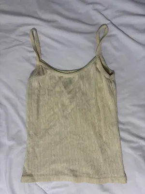 Yellow Brandy Melville Tank Top thumbnail 3