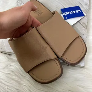 NWT Deadstock Vintage Faded Glory Leather Slide Sandals Size 6 thumbnail 5