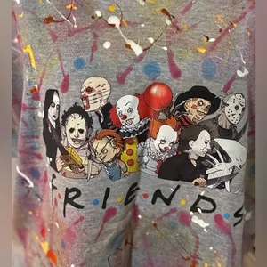 Tie dye Bad guys‎ FRIENDS short sleeve shirt thumbnail 2