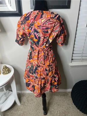 ALC Frank Russet multicolor carey mini dress MSRP $425 size 4 thumbnail 8
