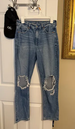 American Eagle Wide-Leg Jeans Baggy thumbnail 1