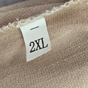 Cream Tan Smock High Rise Wide Leg Pocket Flowy‎ Boho Dress Pants Plus 2XL thumbnail 7