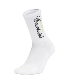 Lululemon Unisex Daily Essential Crew Socks Tennis Club White/Sour Grape Large thumbnail 3