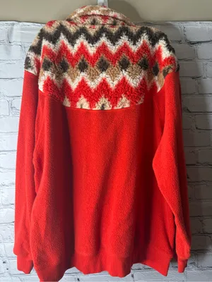Aerie hometown holiday 1/4 zip fleece sweatshirt thumbnail 7