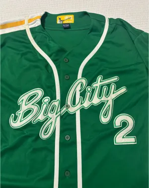 Vintage Big City Jersey Green Size L thumbnail 4