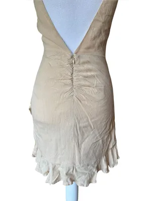 Lovers and Friends Nat Mini Dress In Sand Womens Size XS NEW With Tags thumbnail 6