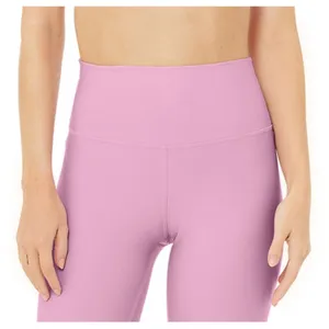Alo 7/8 High-Waist Airlift Leggings Pink Lavender Hi-Rise Waisted Skinny Tights thumbnail 4