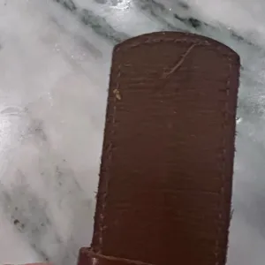 BELT IN WET LEATHER Brown thumbnail 6