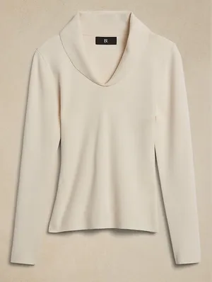 Banana Republic Yasmeen Sailor Sweater Cream thumbnail 1